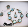 SET- OCHI DE PISICA BLEU SI BRONZ