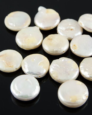 PE1129 Perle de cultura, calitatea a II-a, aprox. 13x5mm