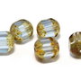 Margele din sticla tubulare, 6 mm