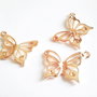pandant rose gold fluturas  30x20mm (1buc) RG0054