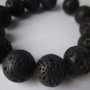 Lava vulcanica neagra 16mm