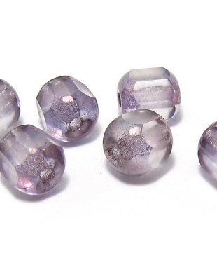 Margele din sticla tubulare, 6 mm