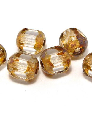 Margele din sticla tubulare, 6 mm