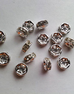 LRH1 - rhinestone alb 5 mm