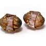 Margele din sticla, turbina, 10x8 mm, mov