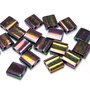 Margele tila, 5 mm, metalic iris bronz