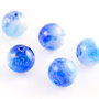 AG186 Agate sfere alb albastre 11 mm