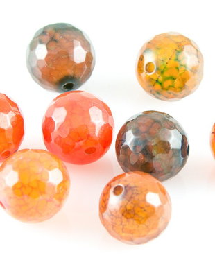 AG217 Agate fatetate colorate 10mm