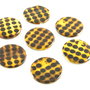 PS832 Banuti scoica vopsiti leopard 20x3mm