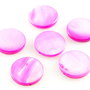 H837 Banuti scoica vopsiti roz 15x4mm
