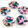 PS306 Margele Millefiori banut 25x4mm mov