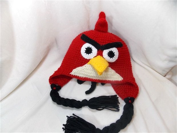 caciulita Angry Bird-Red