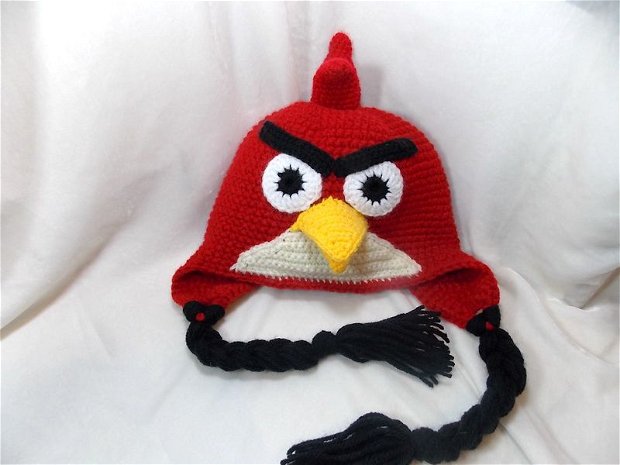 caciulita Angry Bird-Red