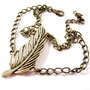 4937 - Baza bratara, frunza, bronz