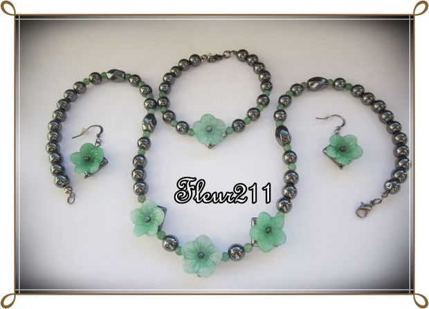 SET - HEMATIT SI JAD/AVENTURIN VERDE