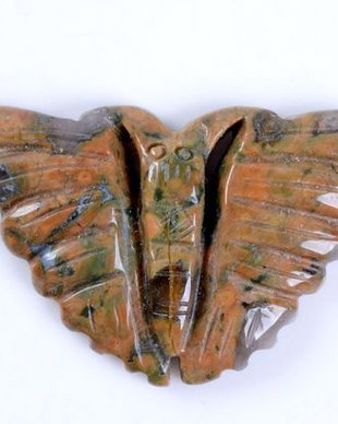 4986 - Pandantiv, rhyolite jasp, fluture
