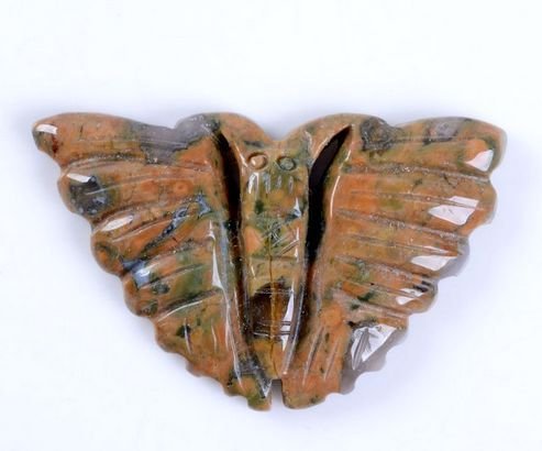 4986 - Pandantiv, rhyolite jasp, fluture