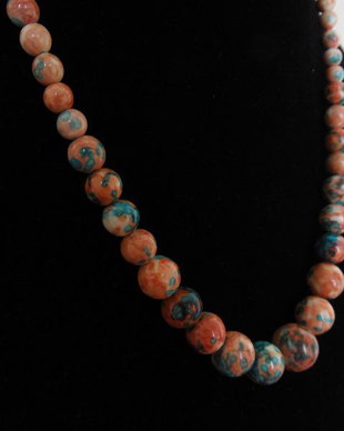 Colier Orange Jade