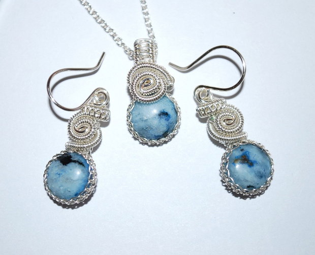 Set " Sky Pearl "