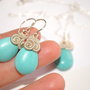 Set " Turquoise Sky "