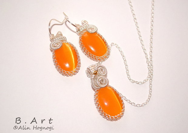 Set " Flooting Orange "