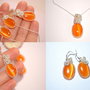 Set " Flooting Orange "