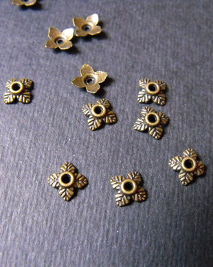 CAPACELE BRONZ - 6 MM ( 10 BUC.)