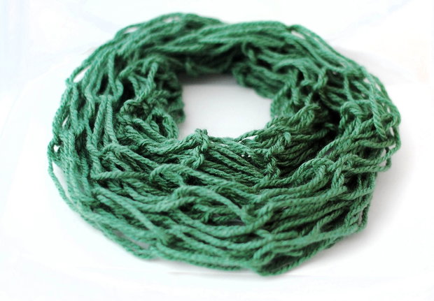 Infinity loop - forest green