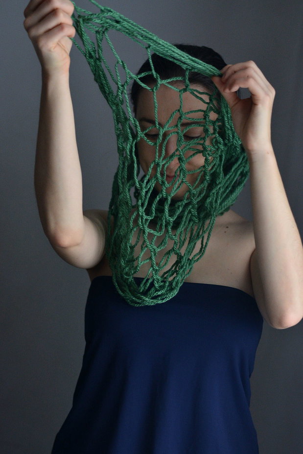 Infinity loop - forest green