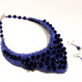 Set "cristale pe albastru iris"