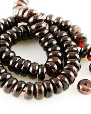 A731 Granat rondele NEREGULATE 8x4mm