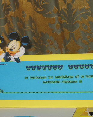 Plic pentru bani botez& place card