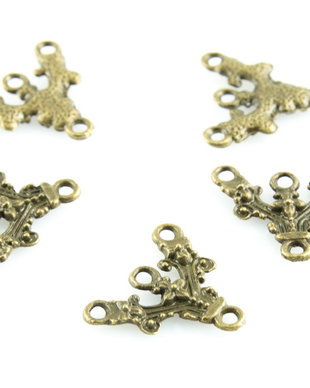 S278 Conector bronz 3 siruri 16x17mm