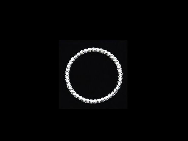 Za decorativa placata argint 18mm (SPLAK 068)