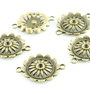 I956 Conector rotund finisaj bronz 27.5x21mm