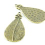 S1103 Pandantiv finisaj bronz 49x25mm