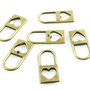 S667 Charms lacat bronzat 12x25mm