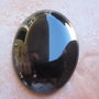Cabochon agata neagra, 29x39mm  REZERVAT