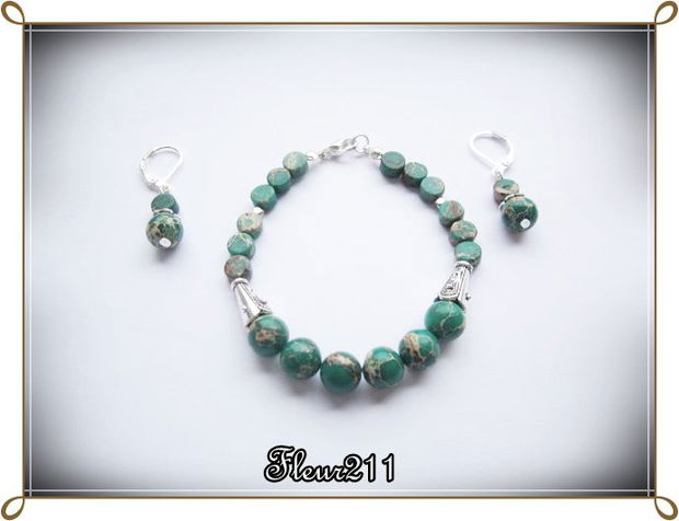 SET - REGALITE VERDE (JASP IMPERIAL) - RETINUT