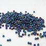 (60buc) margele nisip metalic iris 4mm  (DVLAK 12)
