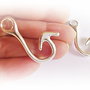 Inchizatoare / pandantiv fish hook 37x22mm (SALAK 24)