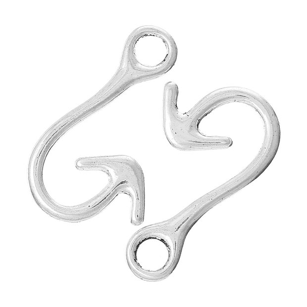 Inchizatoare / pandantiv fish hook 37x22mm (SALAK 24)