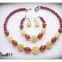 SET - CARNEOL, CALCIT GALBEN SI GOLDEN QUART