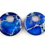5113 - SET, minipandantive / charms, sediment marin, albastru bleu