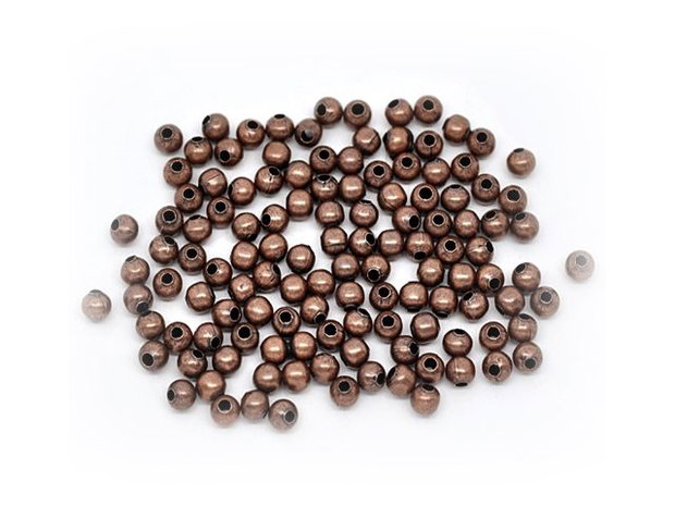 (10buc) distantiere sfera cupru 3mm (CPLAK 018)