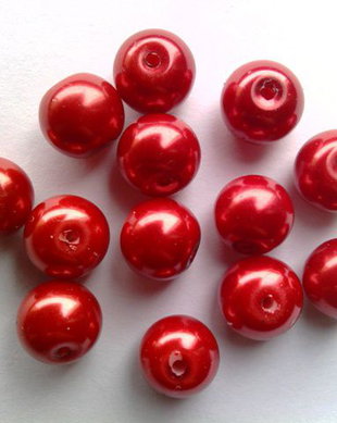 LPE1003 - perle rosii 10 mm
