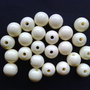 LMA808 - margele (10 buc) acrilice crem 8 mm