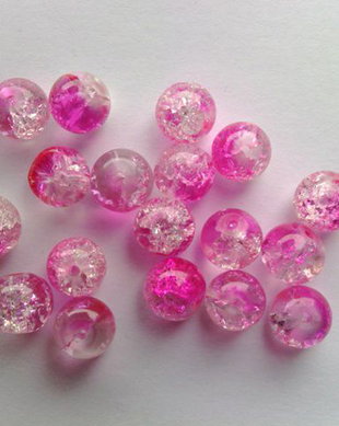 LMC807 - margele sticla crackle 8 mm