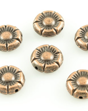 P440 Distantier floare2 cupru antichizat 10mm