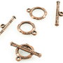 P782 Incuietoare toggle rotunda cupru antichizat 12x22mm